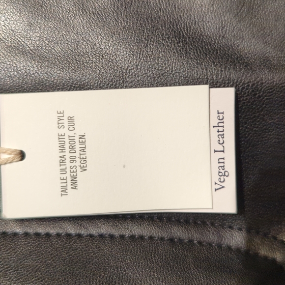 Abercrombie and Fitch vegan leather pants size 26 Long - Picture 4 of 6